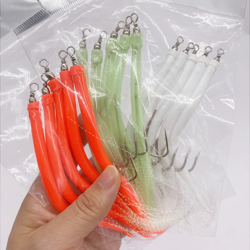 Fishing Hook Offset - 1/5 Adet Morina Balıkçılığı Yılan Balığı