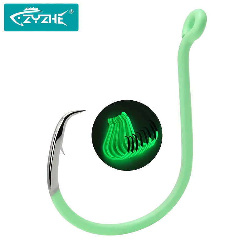 Fishing Hook Circle - ZYZHE 10 adet/kutu Aydınlık Daire Kancalar