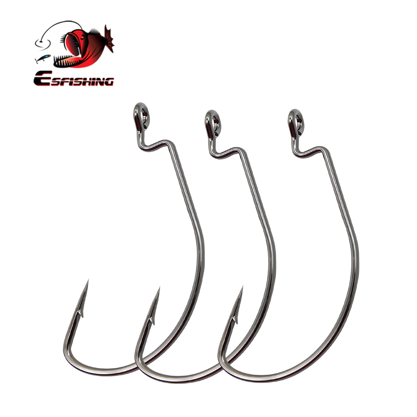 Fishing Hook Offset - ESFISHING Ofset İğne Karbon Çelik Balıkçılık