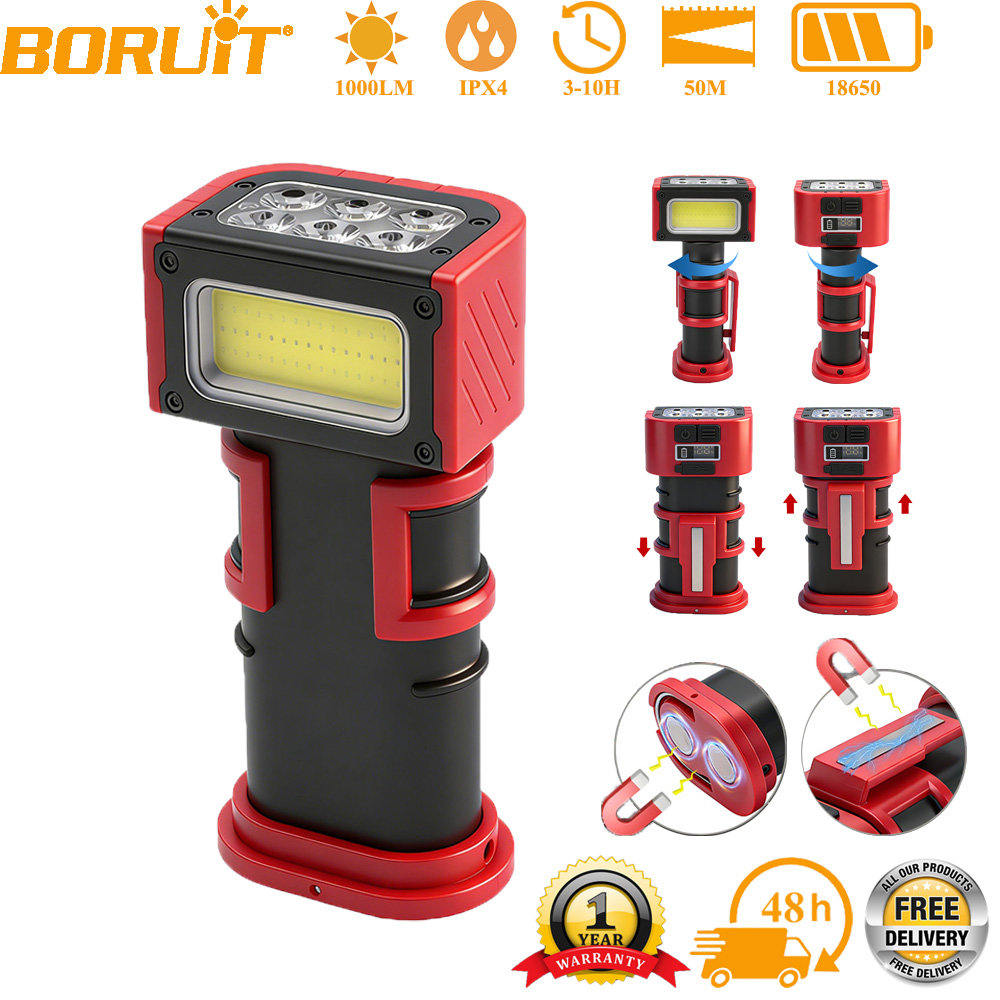 Fishing Hook - BORUiT COB LED Çalışma Işığı 1000LM