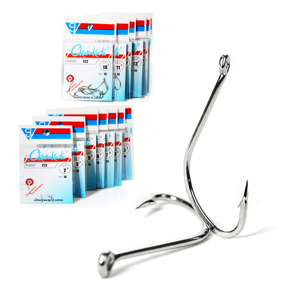 Fishing Hook Barbless - Ckamakastu F22 Beyaz Tuzlu Su Yardımcı