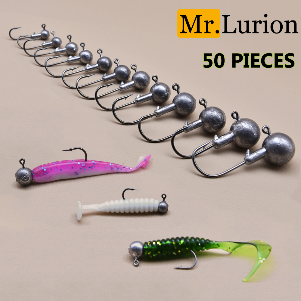Fishing Hook Weedless - MrLurion 50 adet 1g-28g jig kafalı