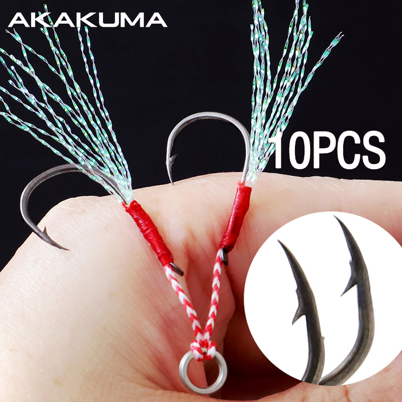 Fishing Hook Assortment - 10 adet balıkçılık kanca tek kanca