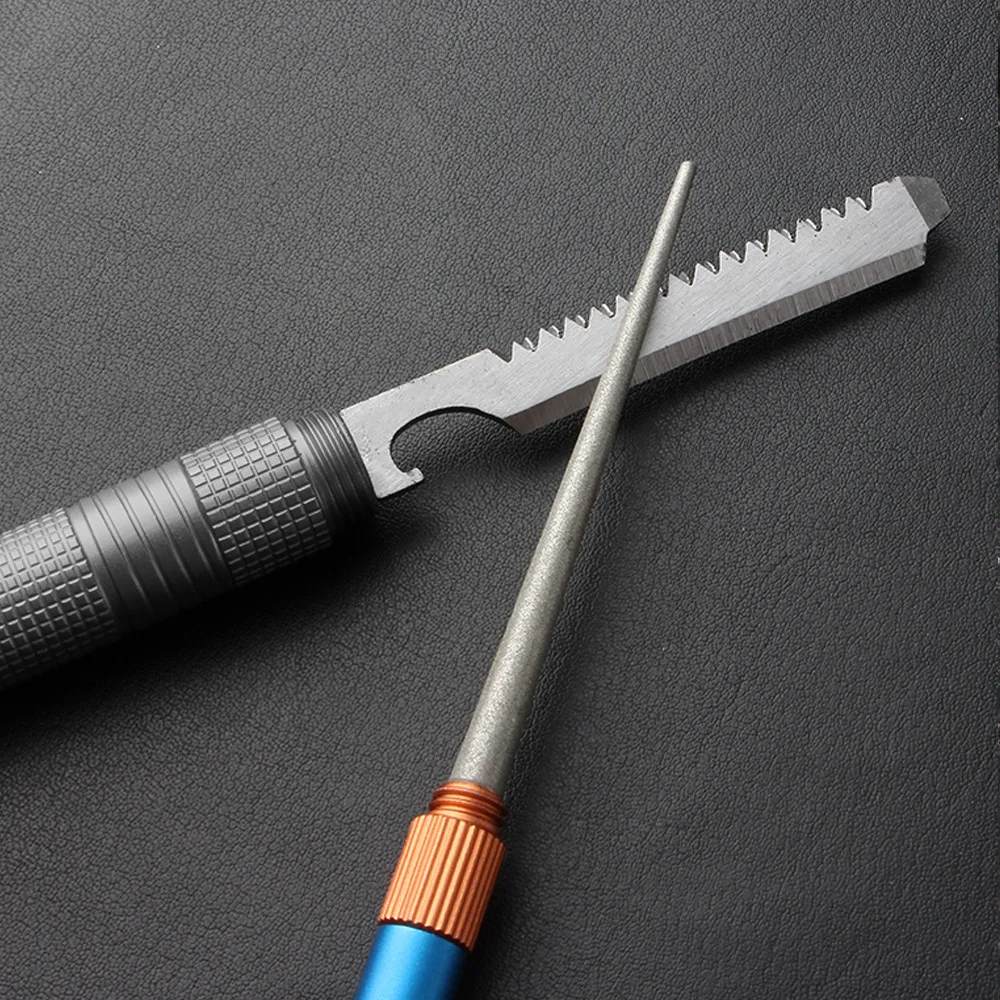 Fishing Hook Stainless Steel - Açık Mat Mini EDC Bıçak Bileme