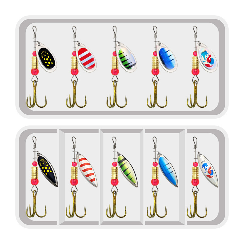 Fishing Hook Treble - Balıkçılık Cazibesi Spinner Rotasyon Kaşık 10