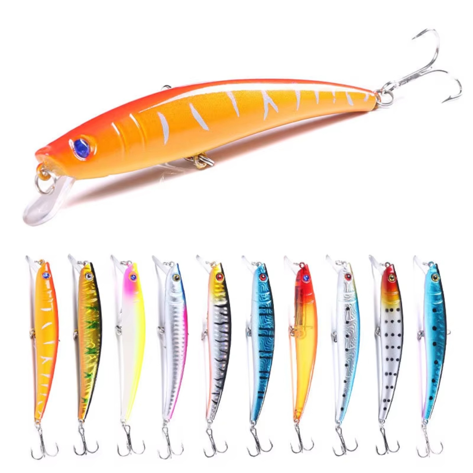 Fishing Hook Treble - Minnow Balıkçılık Yemi 110mm 13g Sert
