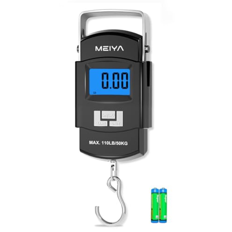 Fishing Hook Stainless Steel - Balık Terazisi 110lb/50kg Dijital Balık Terazisi,