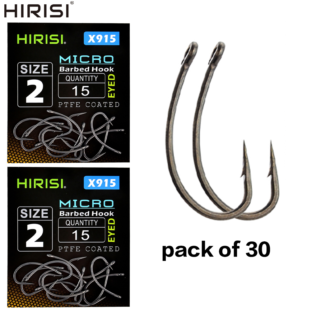 Fishing Hook Barbless - Hirisi 30x Sazan Balıkçılık Kancalar Göz
