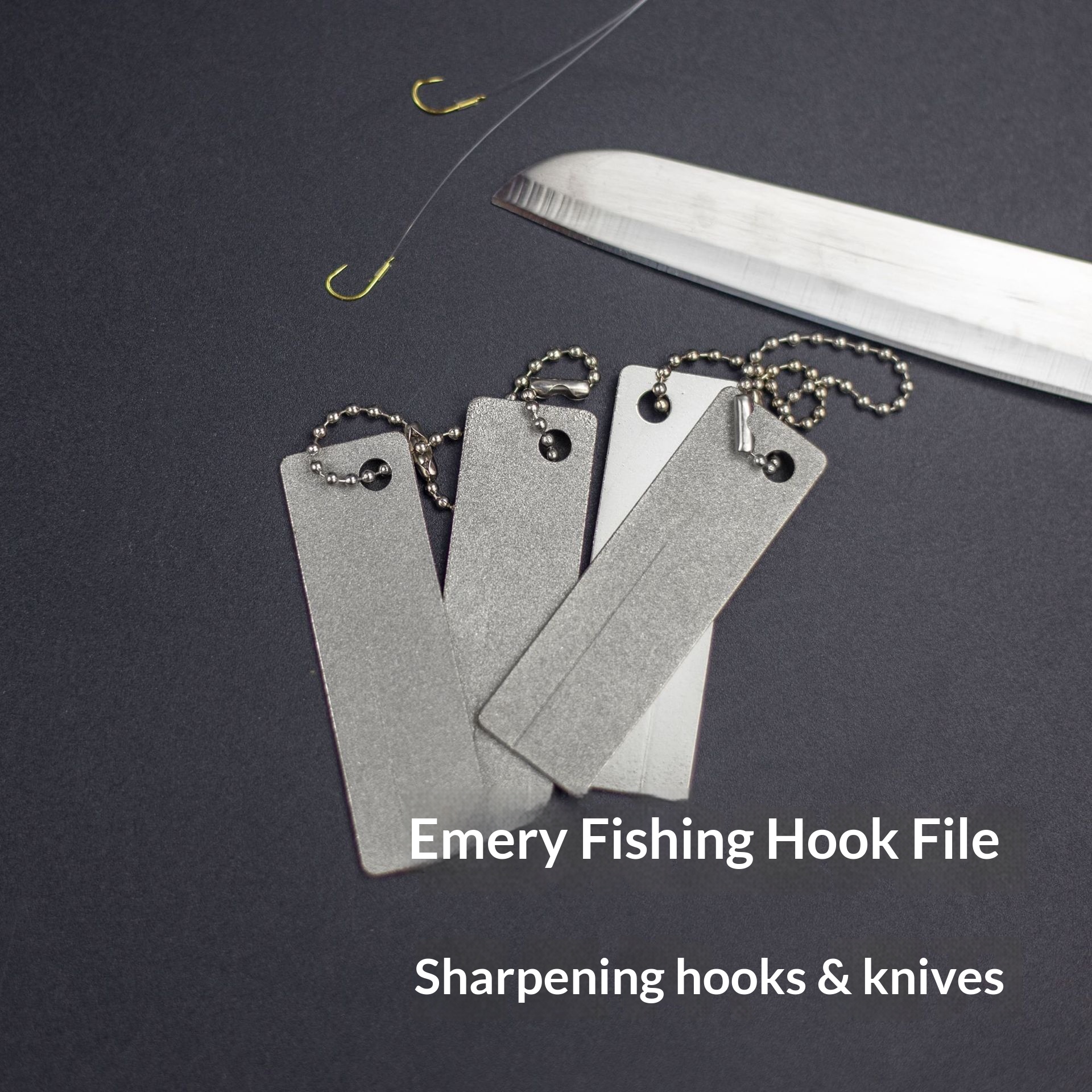 Fishing Hook - Taşınabilir Elmas Balıkçılık İğnesi Bileme Aleti