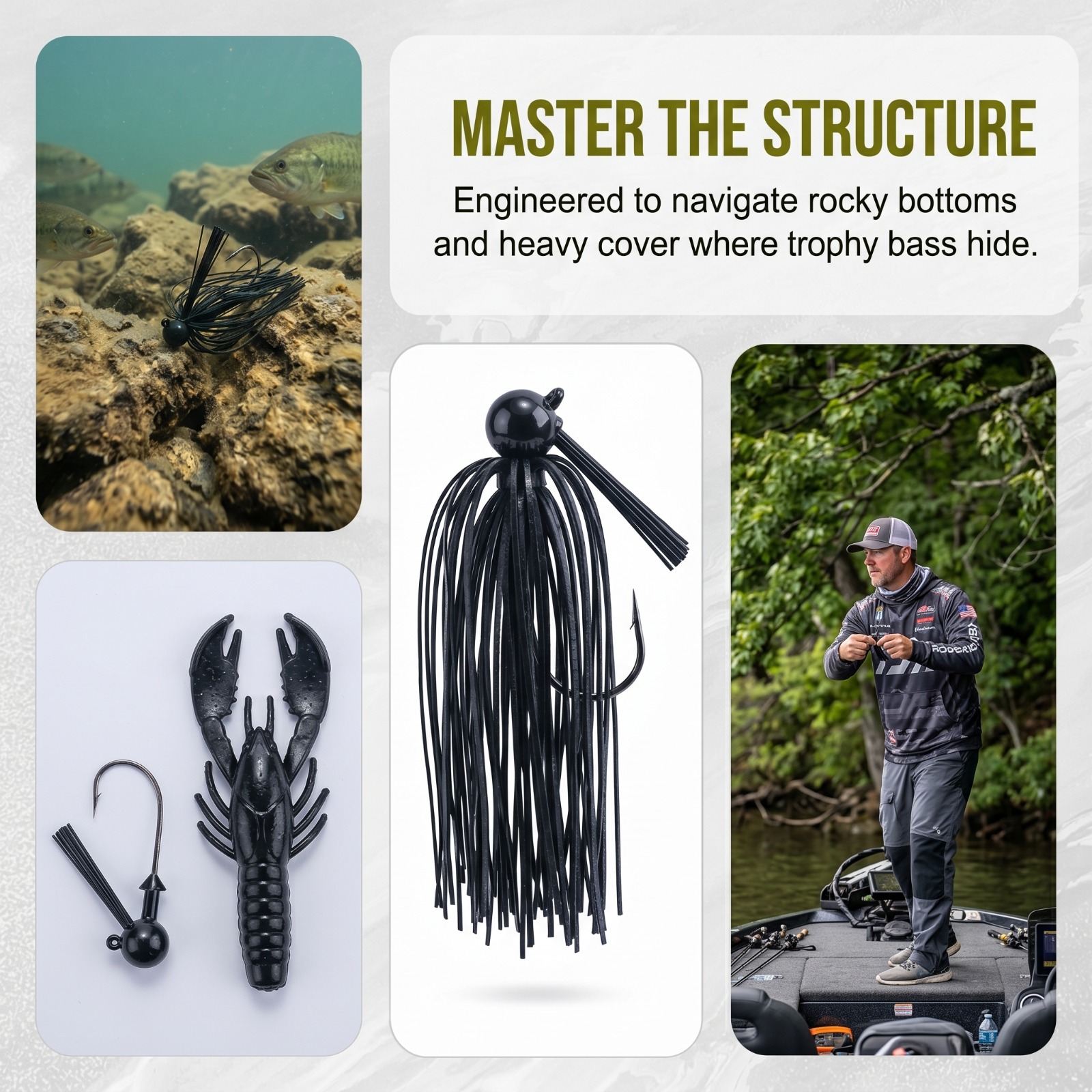 Fishing Hook Weedless - Goture 1 adet Yüzme Futbolu Jig