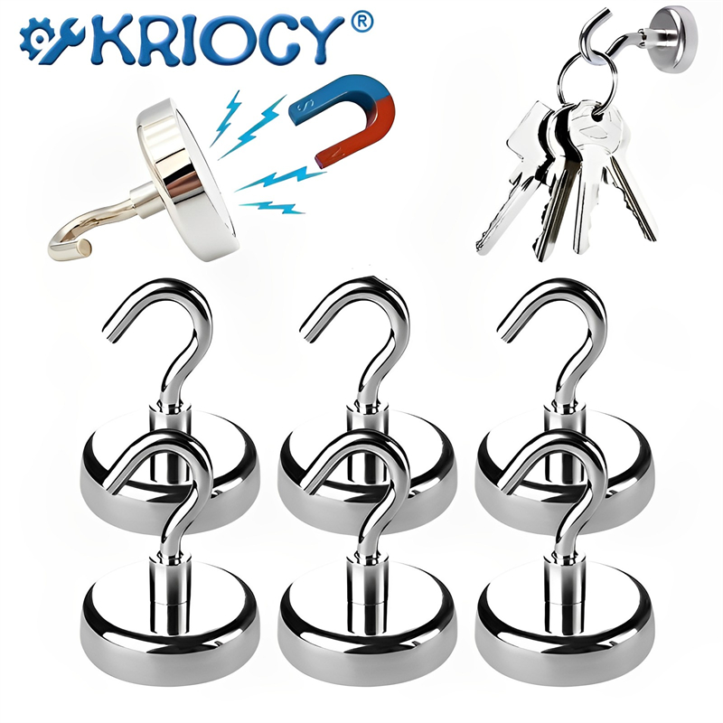 Fishing Hook Stainless Steel - Güçlü güçlü yuvarlak neodimyum mıknatıs kanca