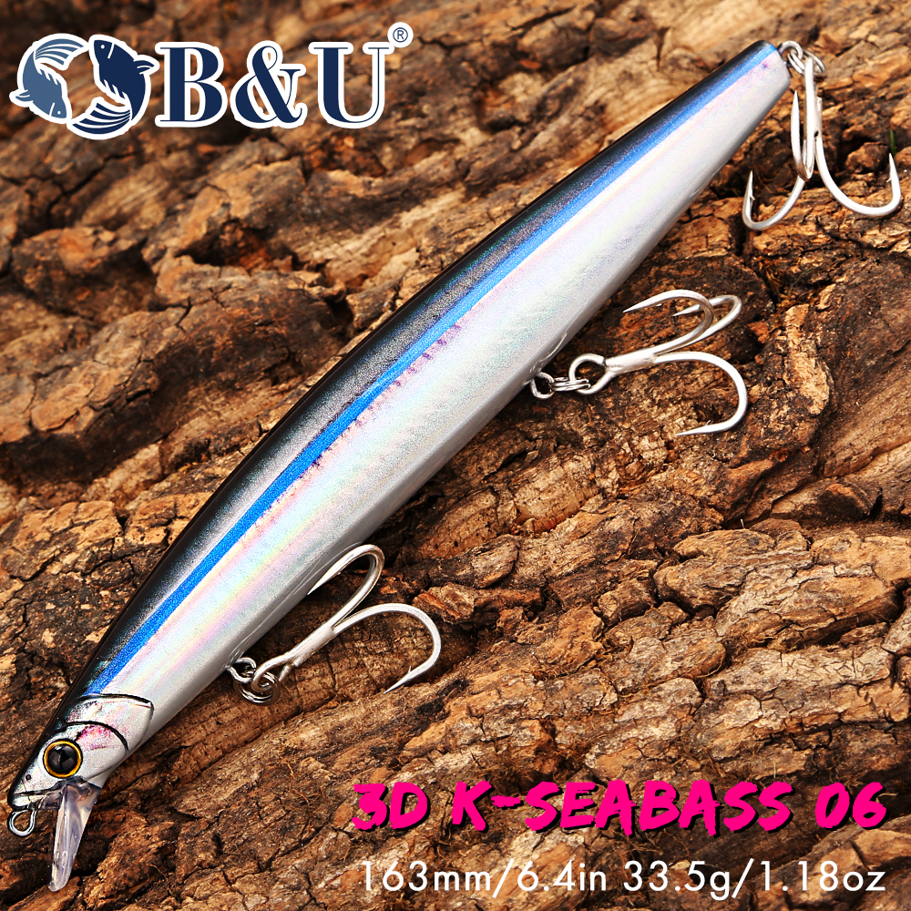 Fishing Hook Treble - B&U 163mm/33.5g Yüzen Uzun Atışlı Deniz
