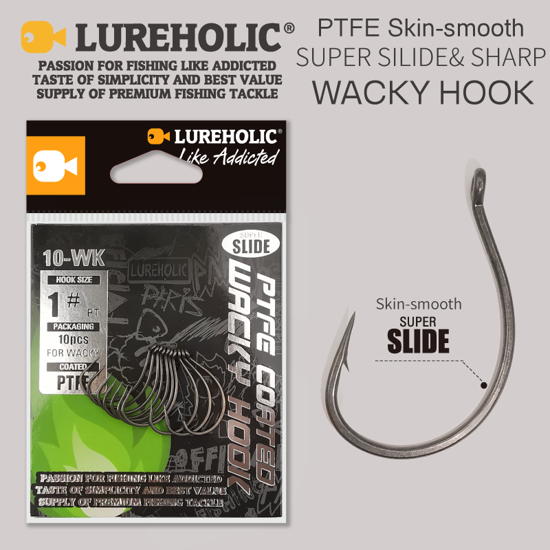 Fishing Hook Offset - LUREHOLIC PTFE Süper Slayt Tuhaf Kanca