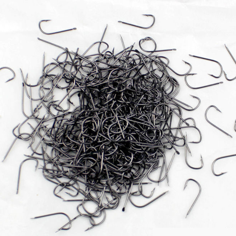Fishing Hook Offset - 100 adet küçük balıkçılık kanca 1