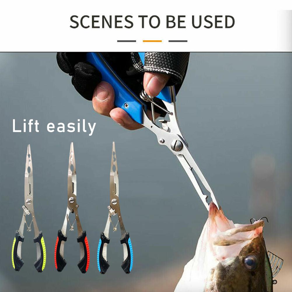 Fishing Hook Sharpener - Paslanmaz Çelik Balıkçılık Pensesi Çok Fonksiyonlu