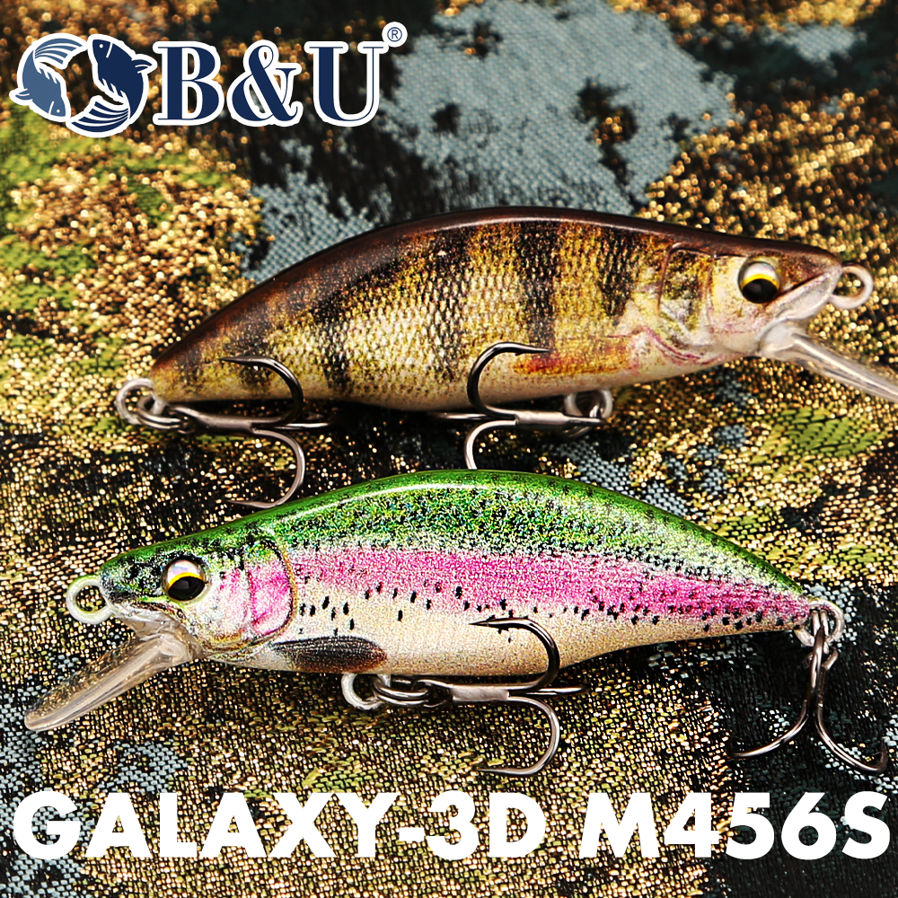 Fishing Hook Treble - B&U Alabalık Desenli Sert Yem Batan
