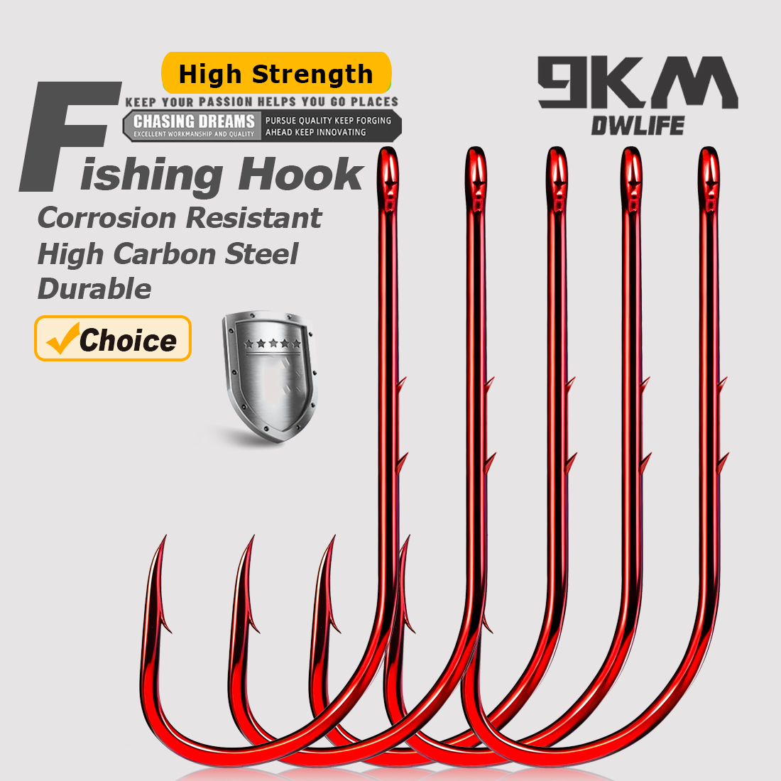 Fishing Hook Circle - 9 KM Yem Tutucu Balıkçılık Kancaları