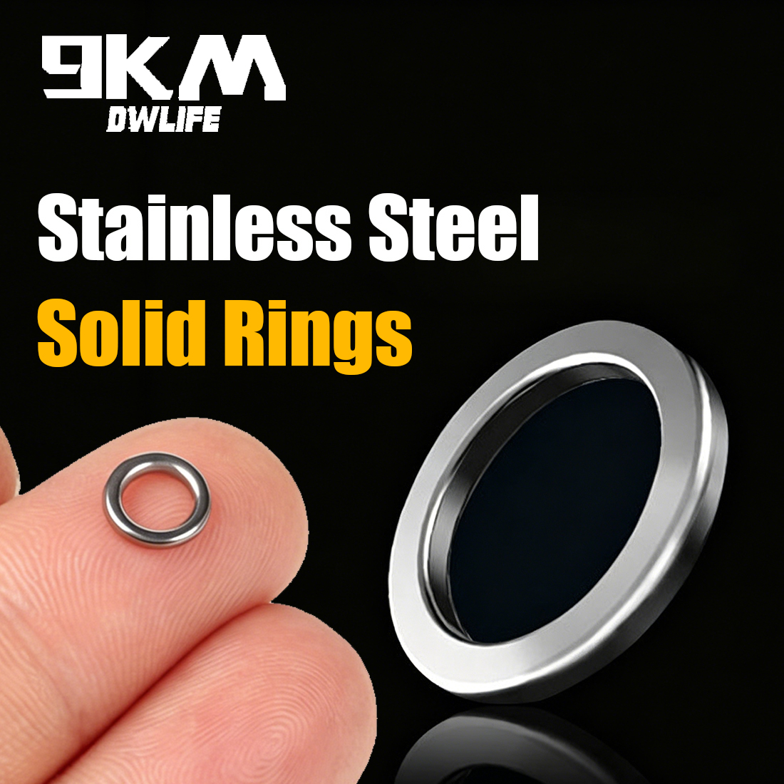 Fishing Hook Stainless Steel - 9KM Katı Halka Balıkçılık 50 adet
