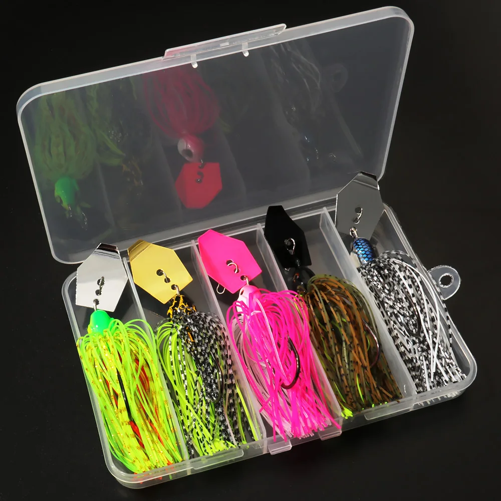 Fishing Hook Weedless - Spinner Bait 7g/9g/12g/14g/21g Balıkçılık Lures Kiti