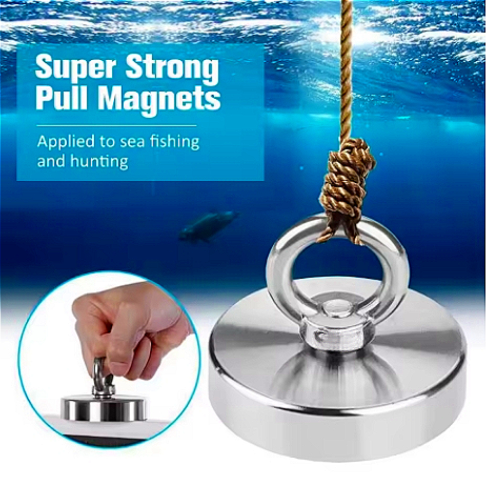Fishing Hook Stainless Steel - Balıkçılık Kurtarma Neodimyum Mıknatıs tutucu süper