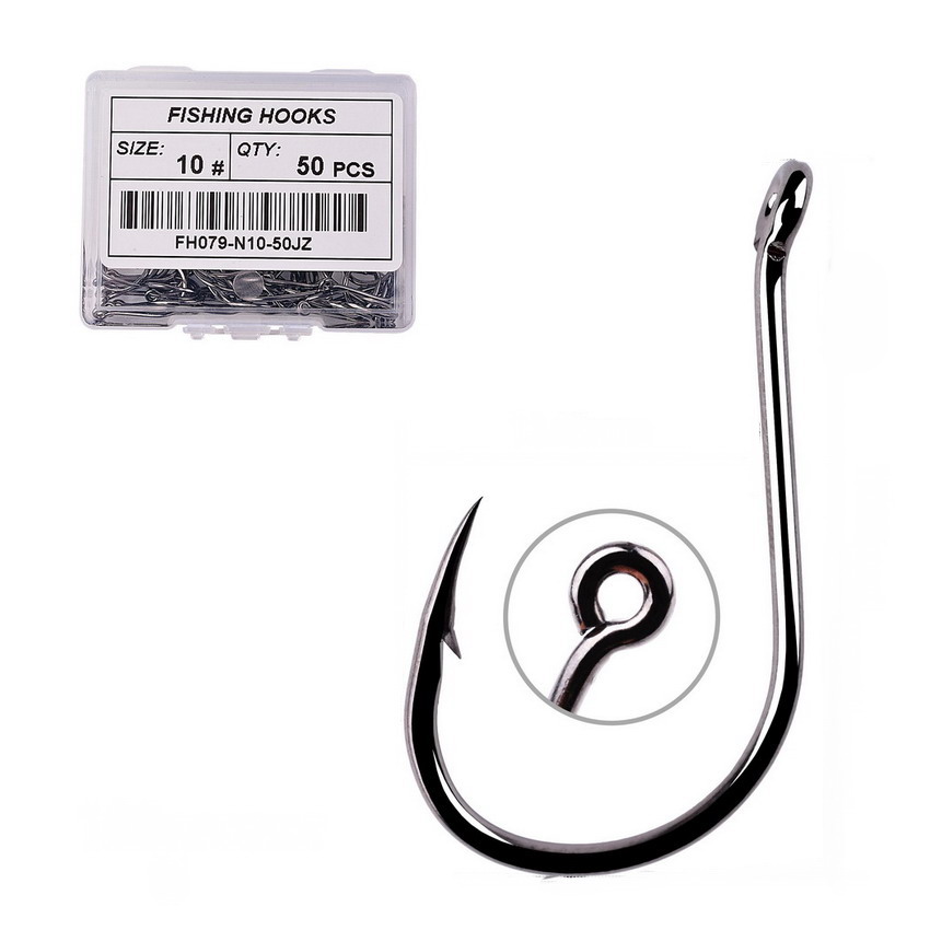 Fishing Hook Circle - 50 adet/20 adet olta kaplama yüksek