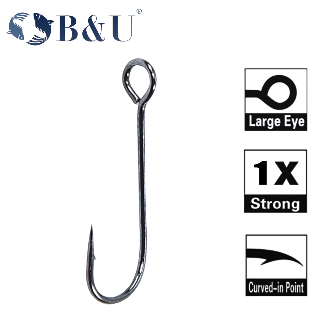 Fishing Hook Barbless - B&U 20 adet Balıkçılık Kancası Büyük