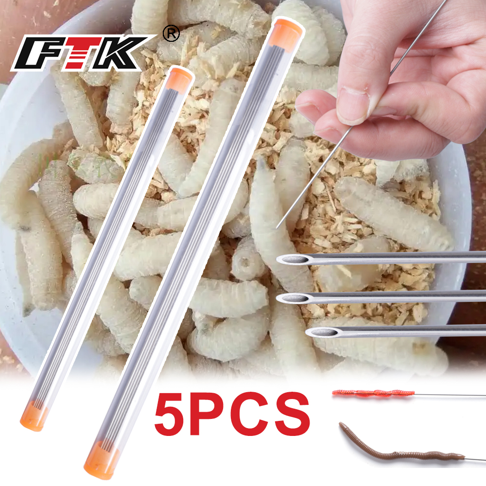 Fishing Hook Barbless - FTK Solucan Kanca Iğnesi Paslanmaz Çelik