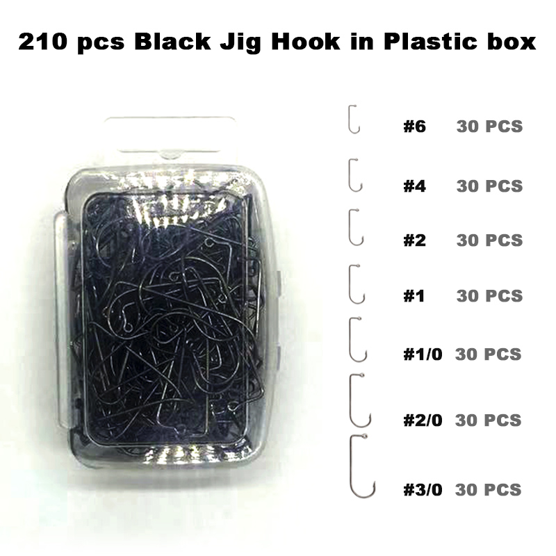 Fishing Hook Jig - Adygil DIY balıkçılık için 210 adet