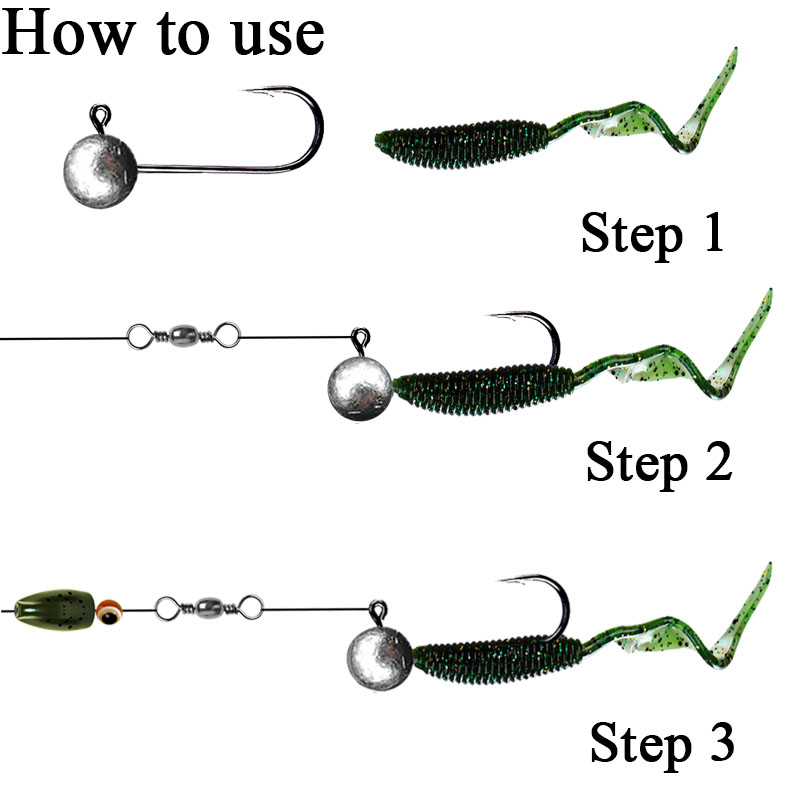 10 adet/grup Jig Kafa Balıkçıl - Fishing Hook Offset incelemesi ve fiyatı