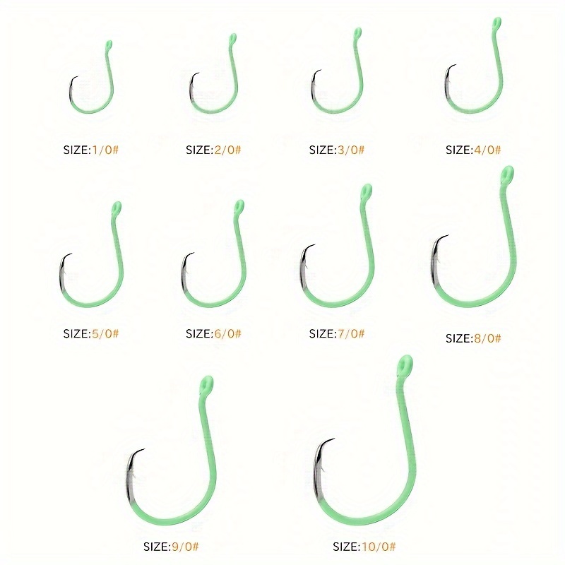 ZYZHE 10 adet/kutu Aydınlık Da - Fishing Hook Circle incelemesi ve fiyatı