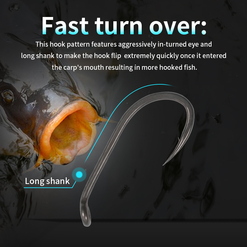10 adet Sazan Balıkçılık Kanca - Fishing Hook Barbless incelemesi ve fiyatı
