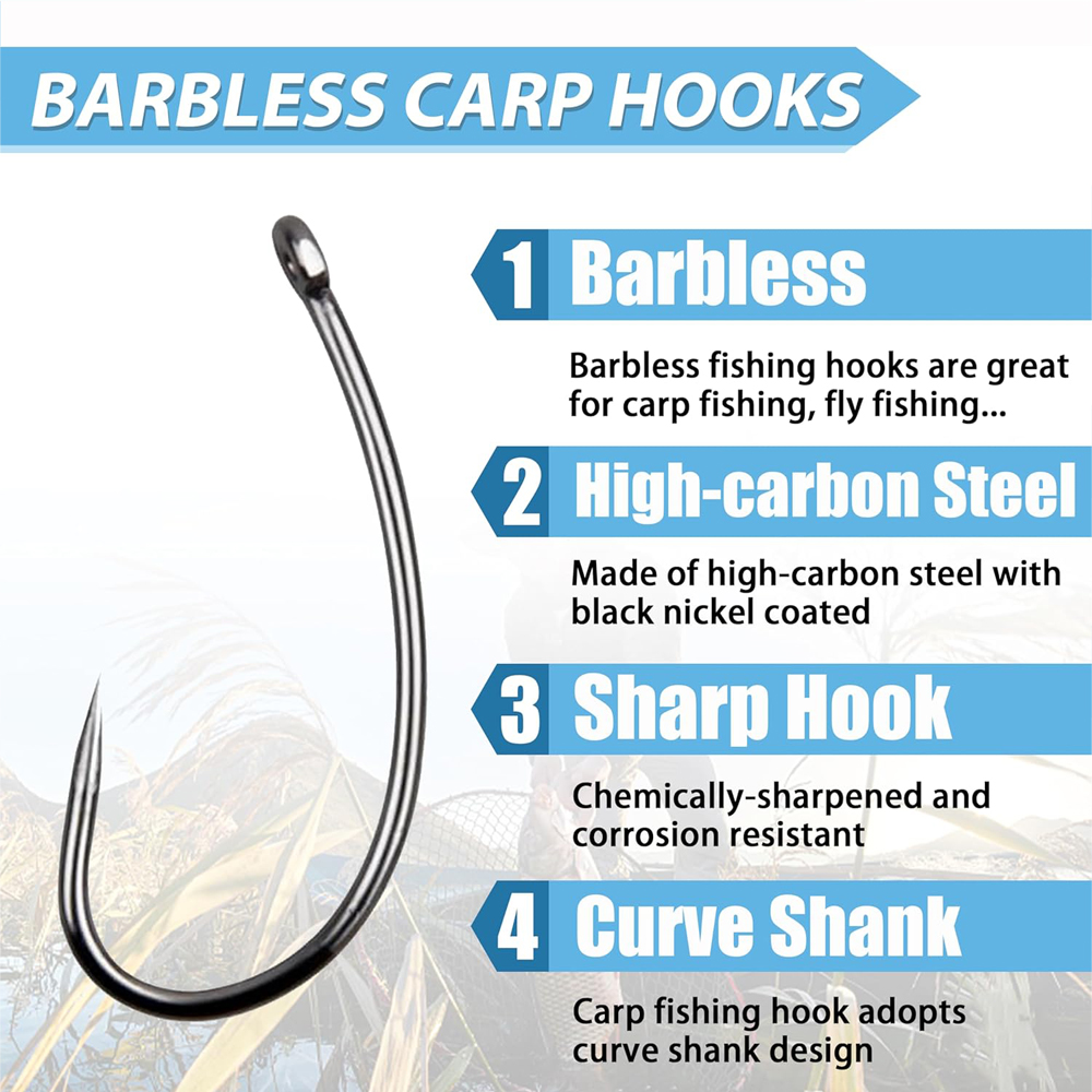 180 adet Barbless balıkçılık k - Fishing Hook Circle incelemesi ve fiyatı