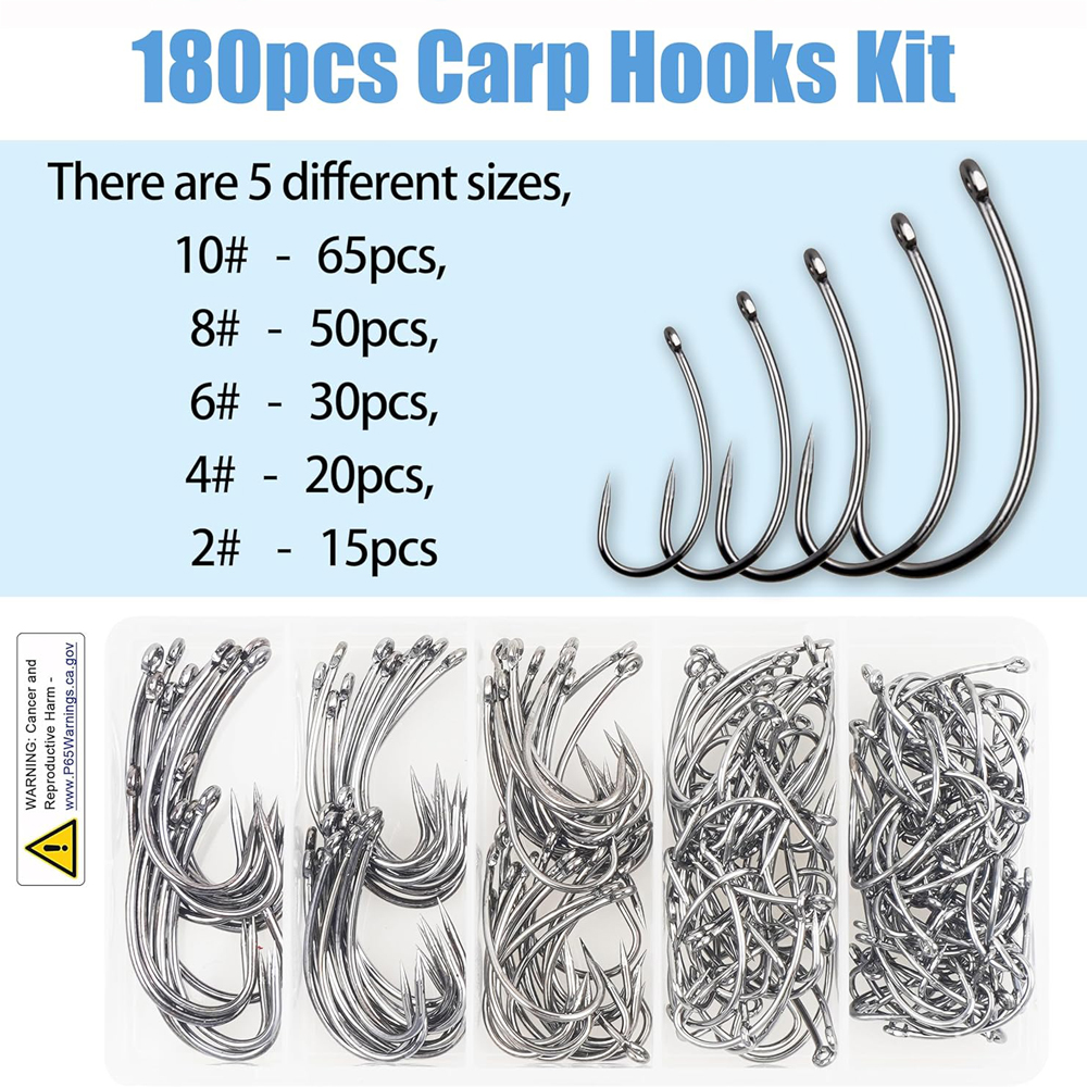 180 adet Barbless balıkçılık k - Fishing Hook Circle incelemesi ve fiyatı