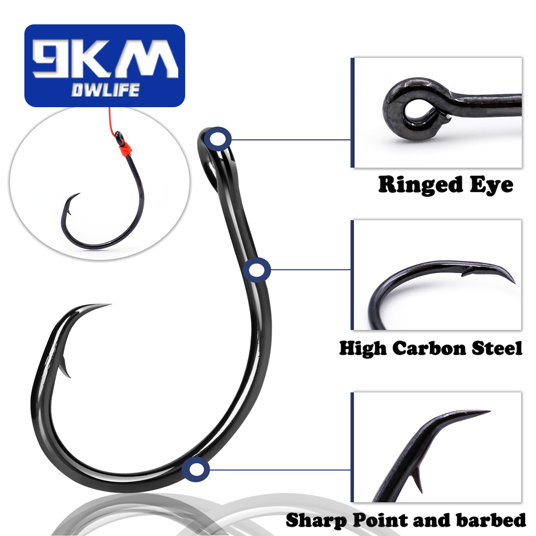 9KM 25-50 Adet Sıralı Geniş Aç - Fishing Hook Circle incelemesi ve fiyatı