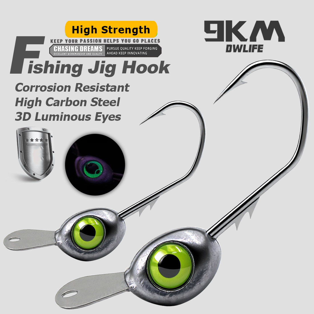 9KM Sarsıntılı Başlı Jig Kanca - Fishing Hook Weedless incelemesi ve fiyatı