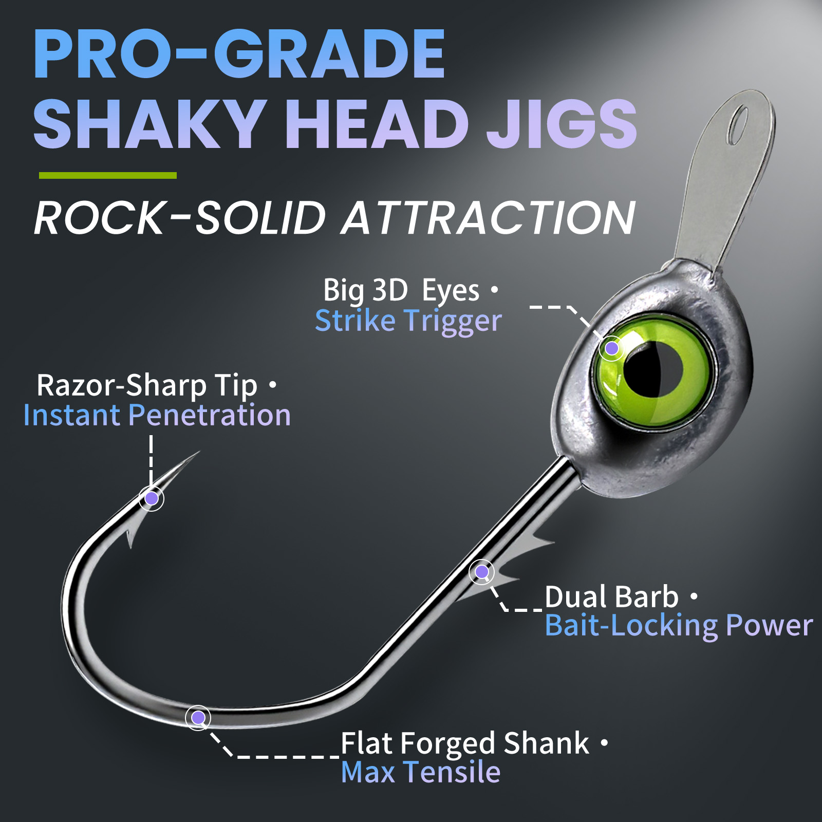 9KM Sarsıntılı Başlı Jig Kanca - Fishing Hook Weedless incelemesi ve fiyatı