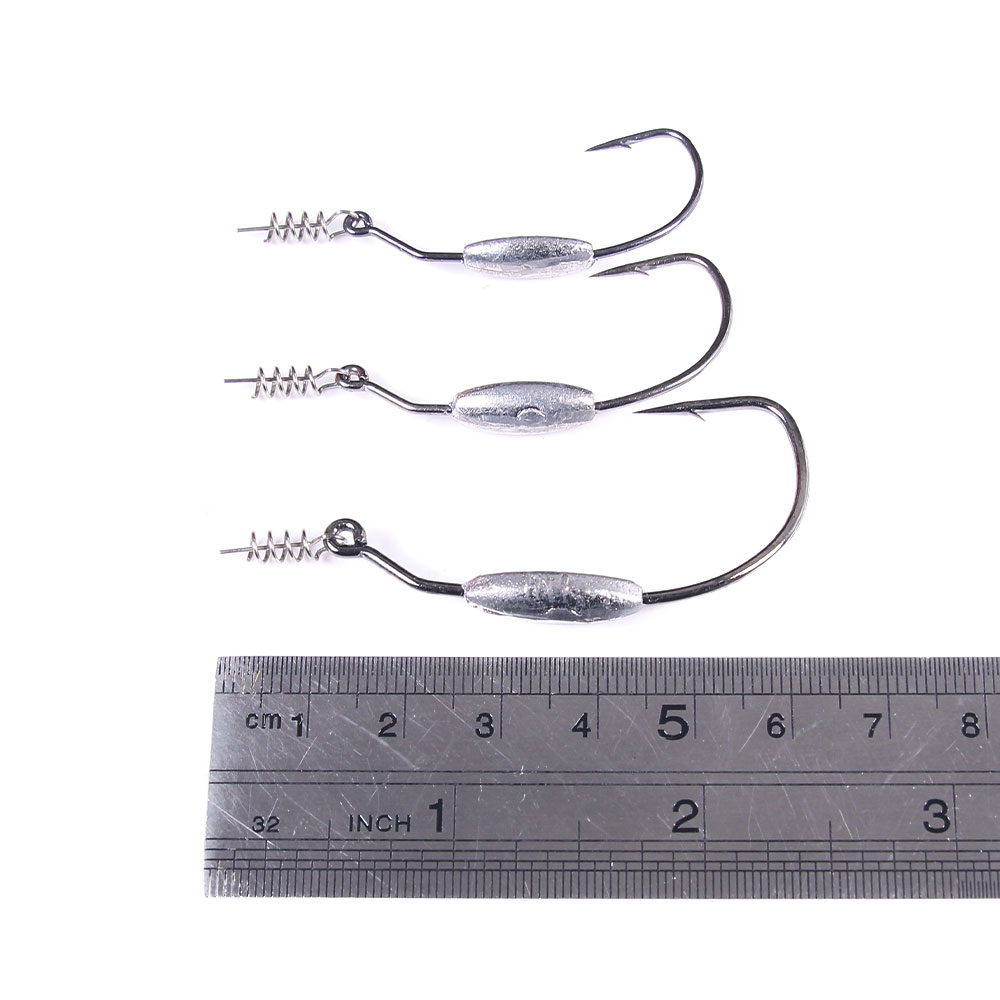 Yumuşak Solucan Yemi Texas Rig - Fishing Hook Offset incelemesi ve fiyatı