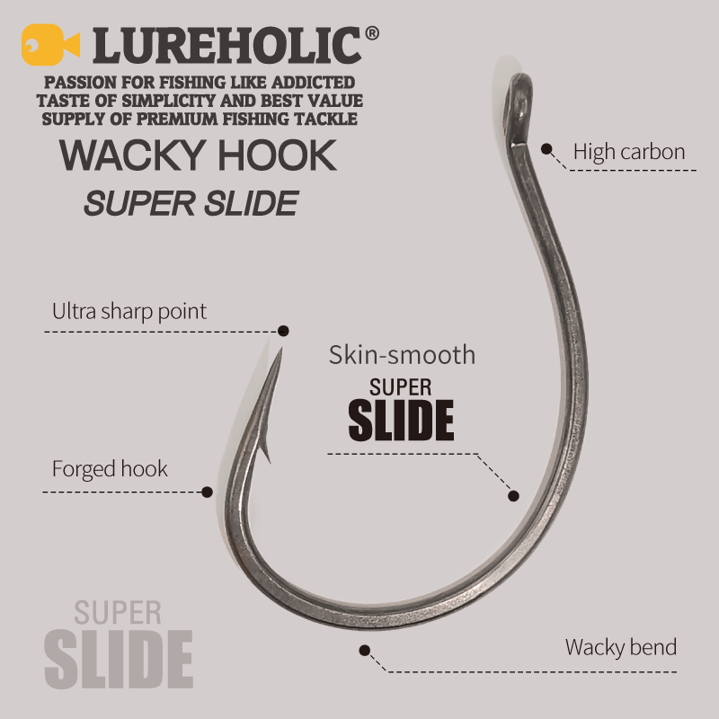 LUREHOLIC PTFE Süper Slayt Tuh - Fishing Hook Offset incelemesi ve fiyatı