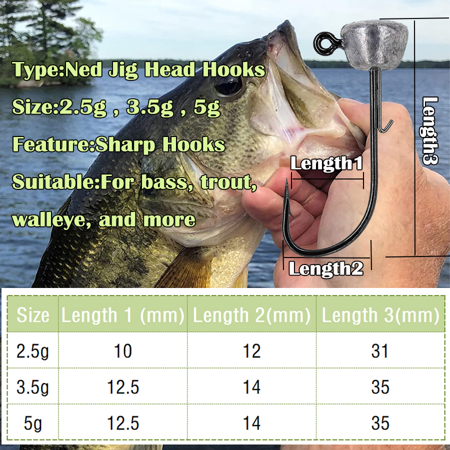 Mantar kafa balıkçılık kuleler - Fishing Hook Weedless incelemesi ve fiyatı