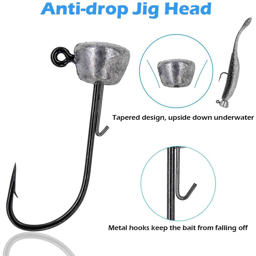 Mantar kafa balıkçılık kuleler - Fishing Hook Weedless incelemesi ve fiyatı