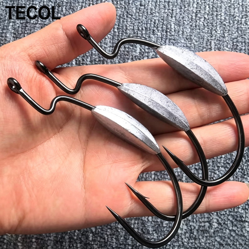 TECOL 3 ADET 6/0 8/0 10/0 Ağır - Fishing Hook Weedless incelemesi ve fiyatı
