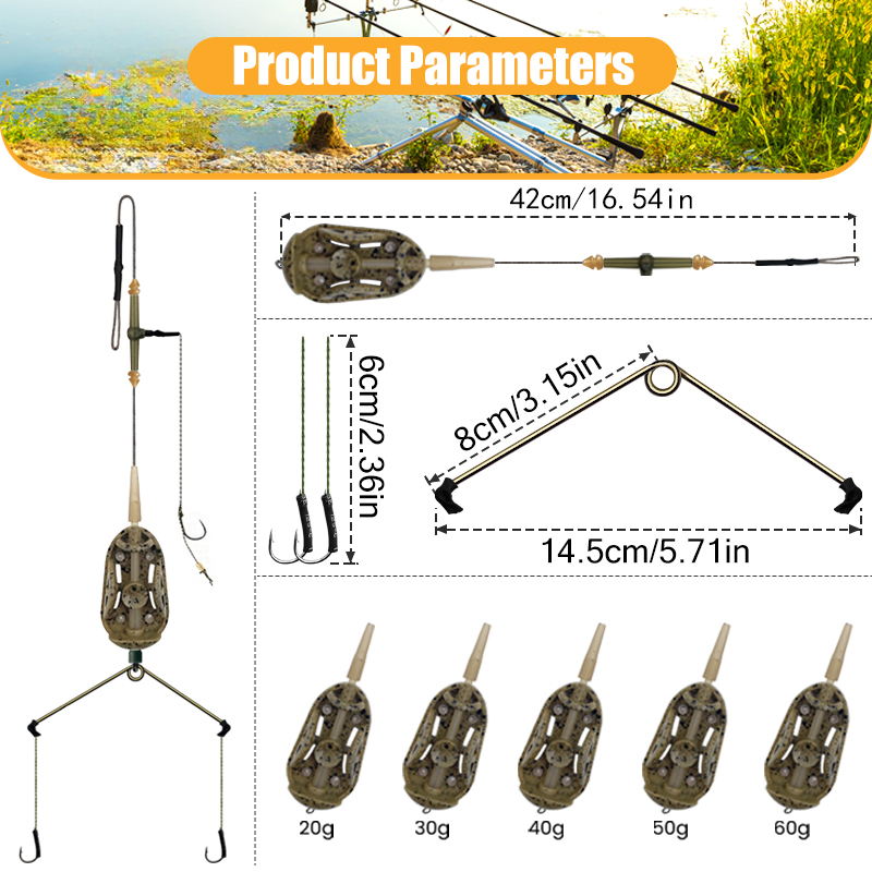 Leadcore'li 3'lü Kancalı Önced - Fishing Hook Assortment incelemesi ve fiyatı