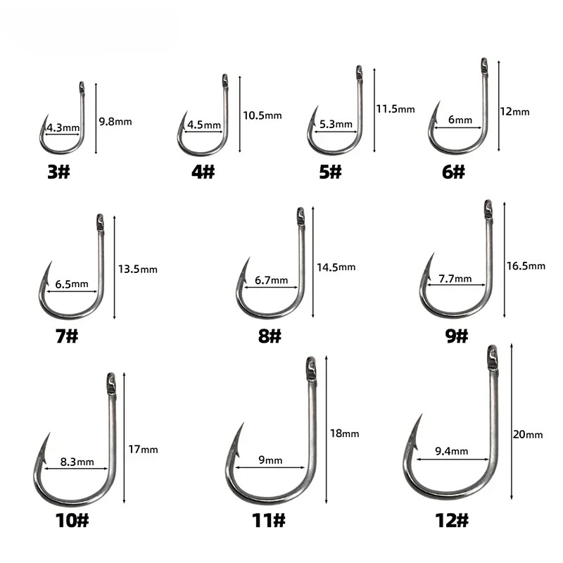 50-1600 Adet/Kutu Balıkçılık K - Fishing Hook Circle incelemesi ve fiyatı