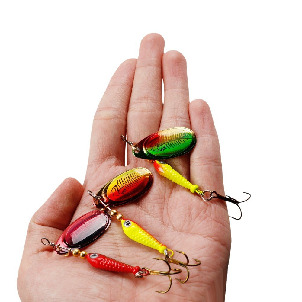 10 adet/takım Spinner Lures 9. - Fishing Hook Treble incelemesi ve fiyatı