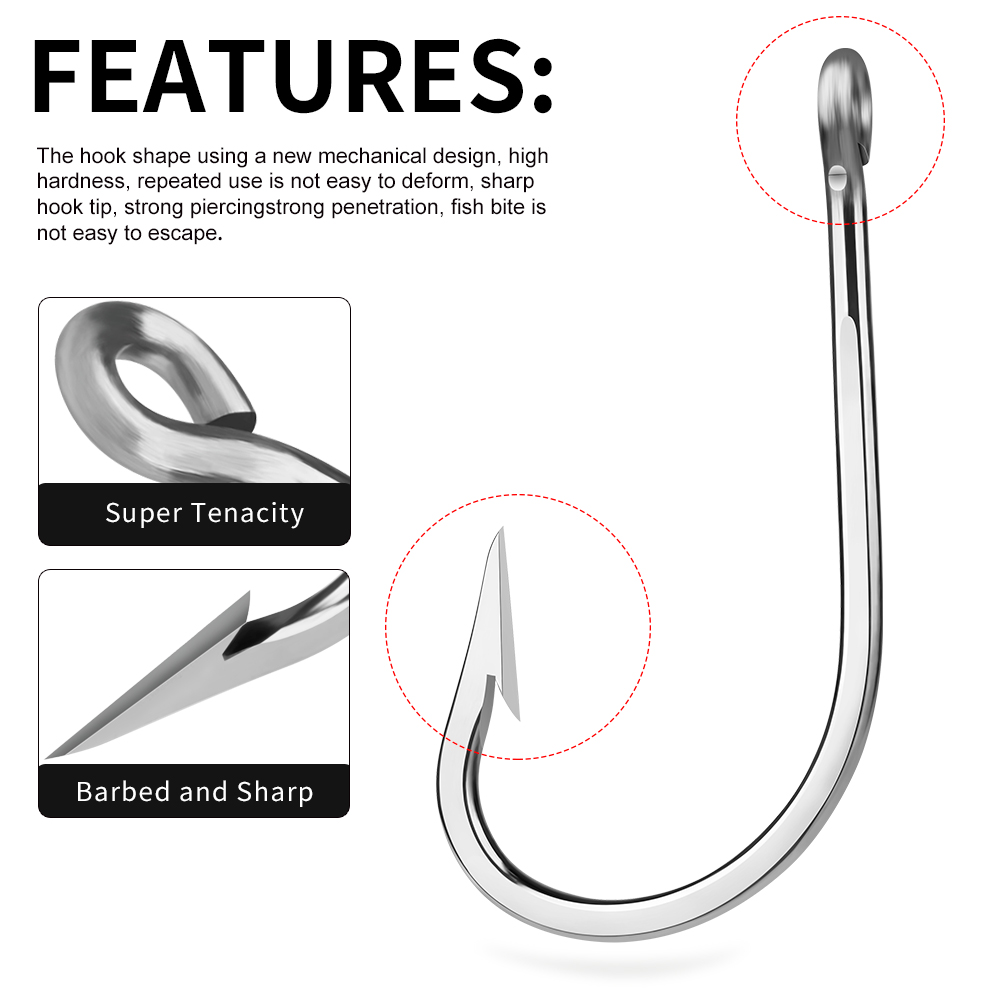 PROBEROS 5 adet Paslanmaz Çeli - Fishing Hook Circle incelemesi ve fiyatı