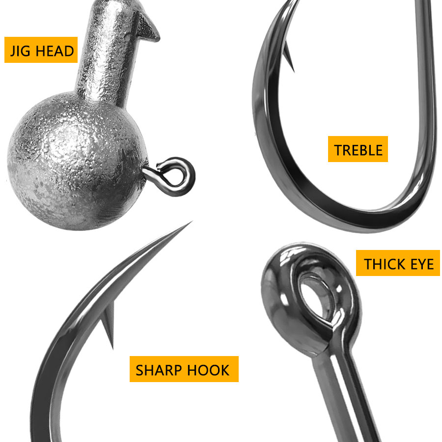 WODJYJ 1g 2g 3g 4g 5g 7g 8g 10 - Fishing Hook Offset incelemesi ve fiyatı