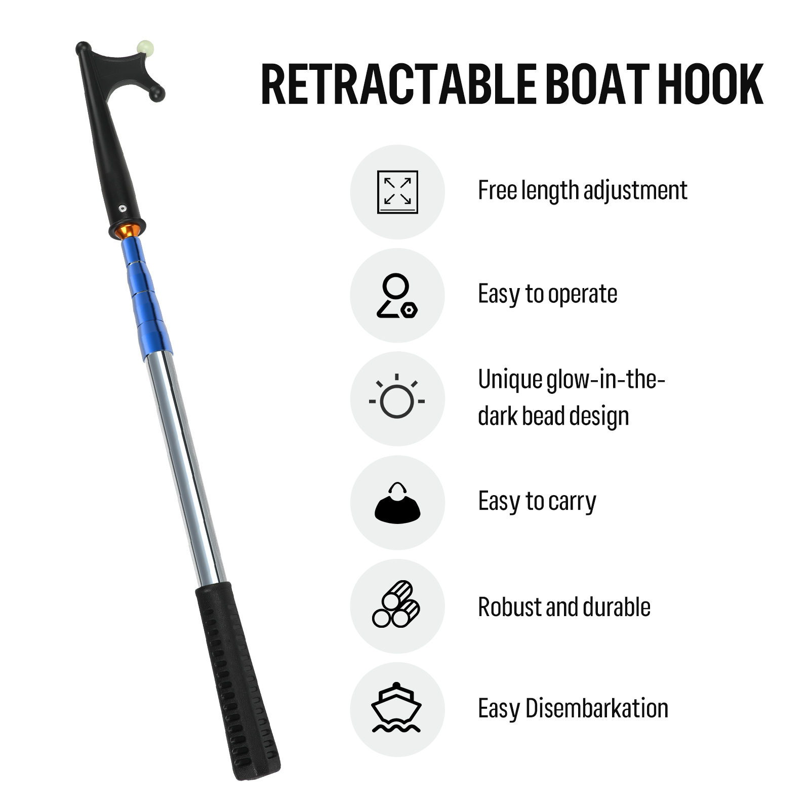 SANLIKE geri çekilebilir aydın - Fishing Hook Stainless Steel incelemesi ve fiyatı