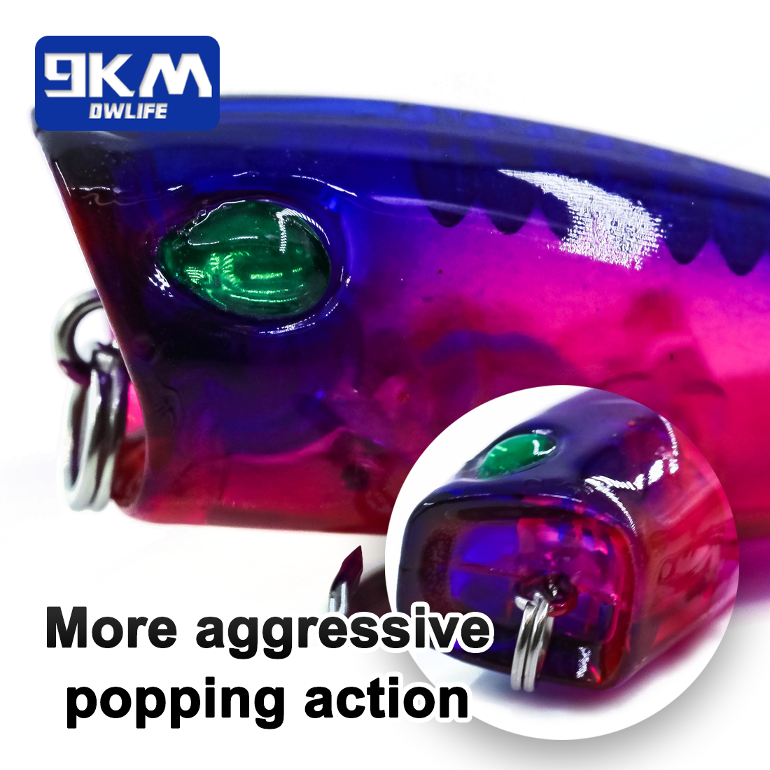 Minnow Lures Popper Seti Crank - Fishing Hook Treble incelemesi ve fiyatı