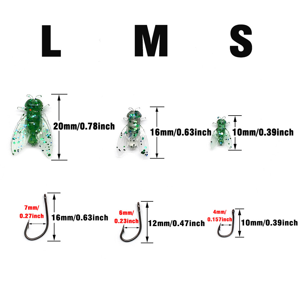10 adet yapay biyonik sinek bö - Fishing Hook Assortment incelemesi ve fiyatı